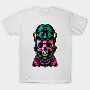 Face helmet Color T-Shirt